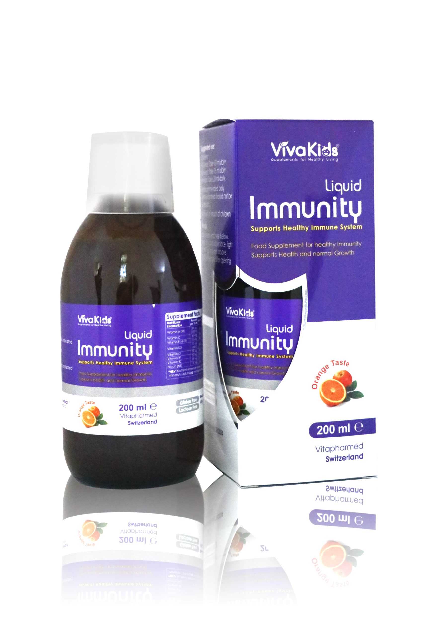 vivakids immunity liquid tăng cường miễn dịch cho bé