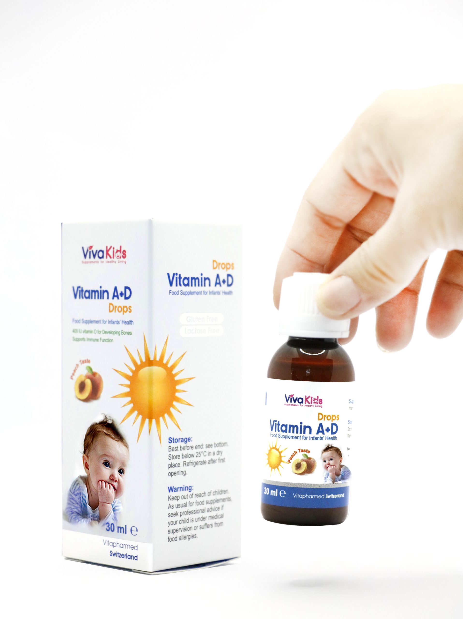 VivaKids Vitamin A+D3 nhỏ giọt cho trẻ sơ sinh