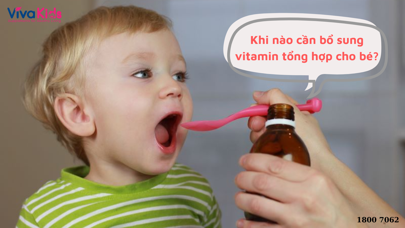 Khi nào cần bổ sung vitamin tổng hợp cho bé